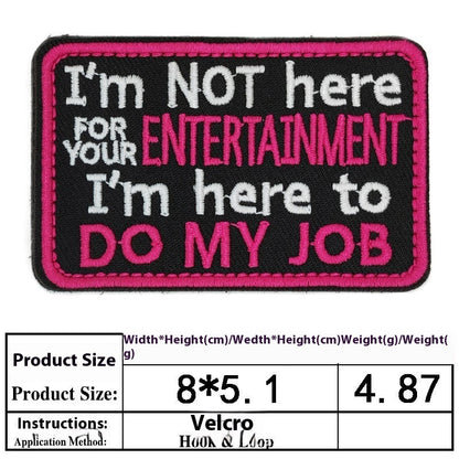 Pet Dog Accessories Embroidered Velcro New Pet Clothing Decorative Sticker Computer Embroidery Chapter - Pet Store