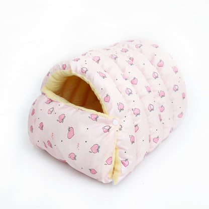 Four Seasons Universal Removable Washable House Closed Cat Kennel Enclosed Cat Nest Sleeping Bag With Plus Space - Pet Store