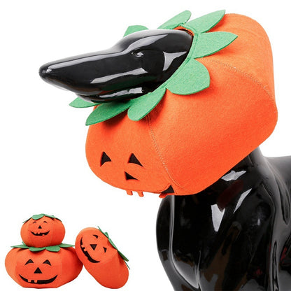 Pet Halloween Pumpkin Collars Cute Pet Cosplay Accessories - Pet Store