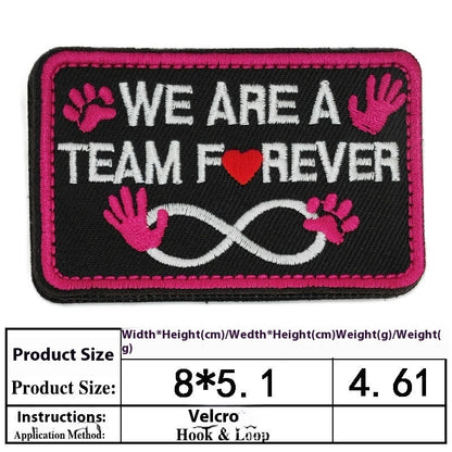 Pet Dog Accessories Embroidered Velcro New Pet Clothing Decorative Sticker Computer Embroidery Chapter - Pet Store