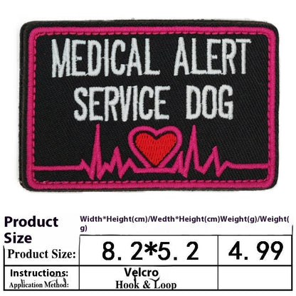 Pet Dog Accessories Embroidered Velcro New Pet Clothing Decorative Sticker Computer Embroidery Chapter - Pet Store