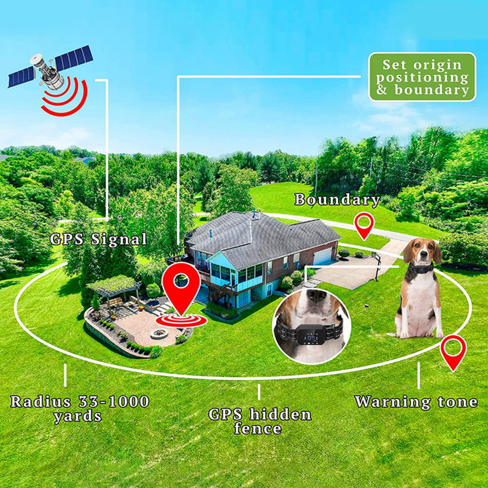 Pet Wireless Electronic Fence Gps Dog Trainer