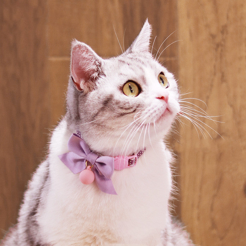 Cute Cat Bow Tie Pet Accessories Bell - Pet Store