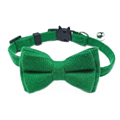 Pet Collar Bell Bow British Plaid - Pet Store