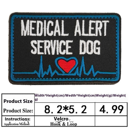 Pet Dog Accessories Embroidered Velcro New Pet Clothing Decorative Sticker Computer Embroidery Chapter - Pet Store